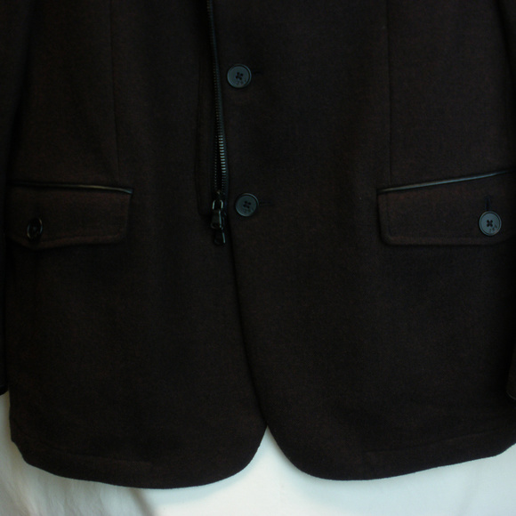 John Varvatos Star USA Burgundy/Black Sports Coat. - Picture 3 of 8
